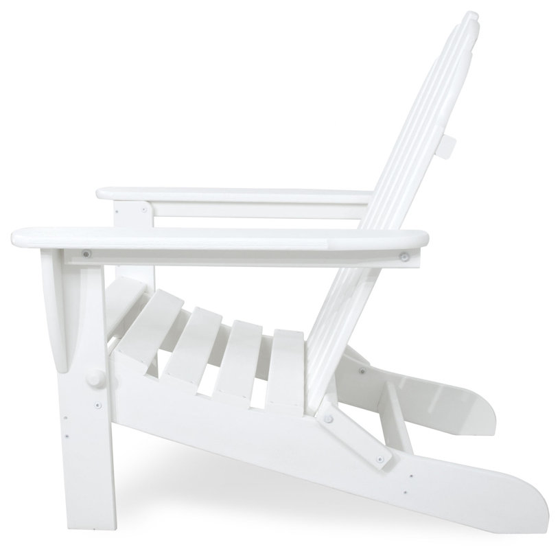 Ivy Terrace Classics Plastic Folding Adirondack Chair & Reviews Wayfair